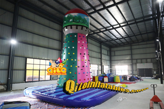 qile-5010 inflatable games Rock climbing wall