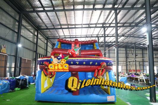 qile-2024009 inflatable dry slide