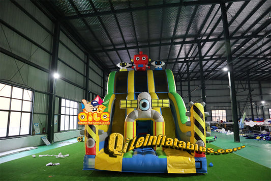 qile-70261  inflatable robot dry slid