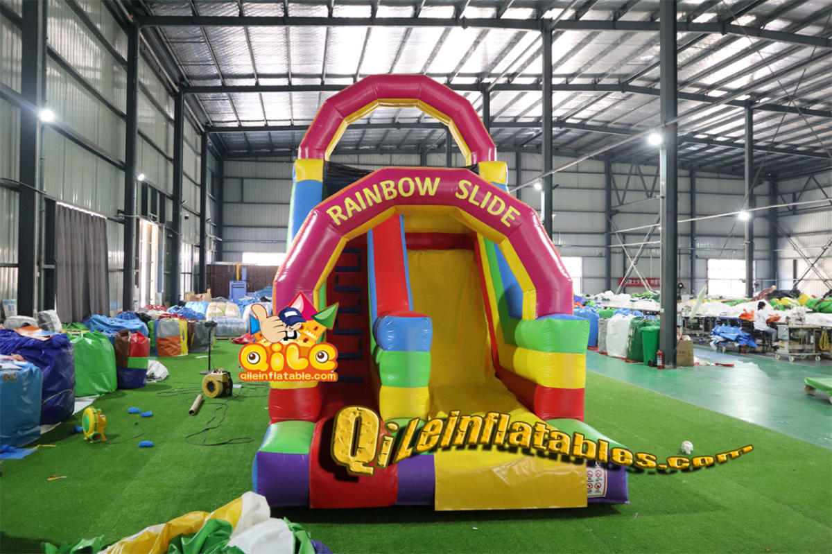 qile-7040 inflatable dry slide