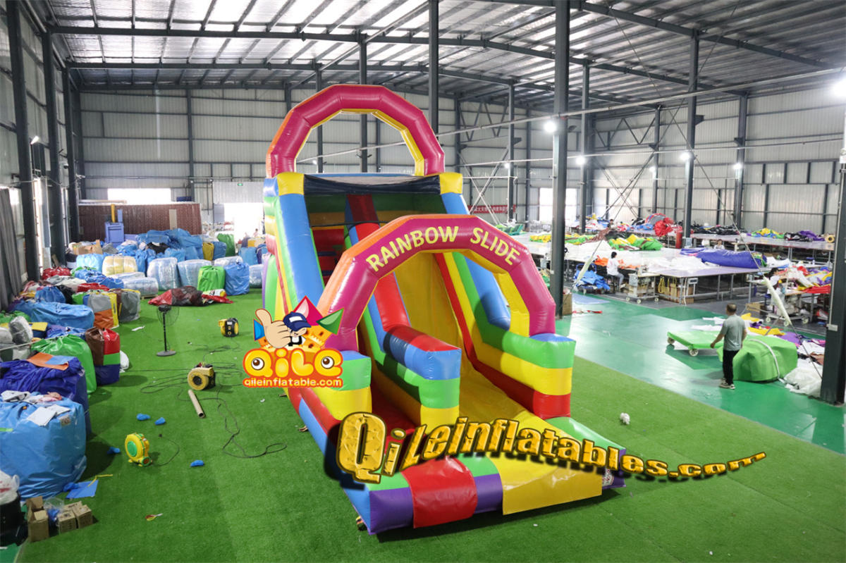 qile-7040 inflatable dry slide