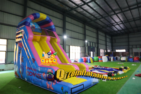 qile-7054   inflatable dry slide