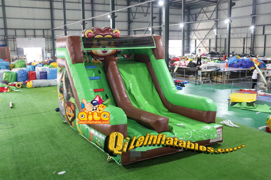 qile-7055   inflatable dry slide