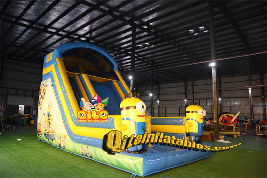 qile-7056   inflatable dry slide