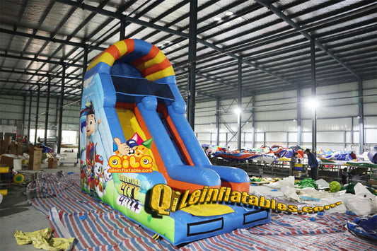 qile-7005  inflatable dry slide