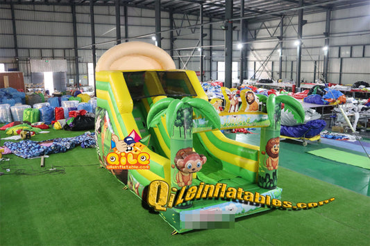 qile-7061   inflatable dry slide