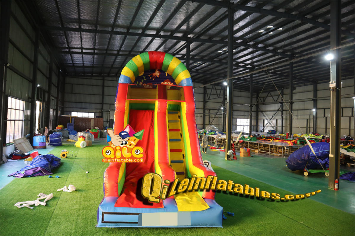 qile-7069  inflatable dry slide