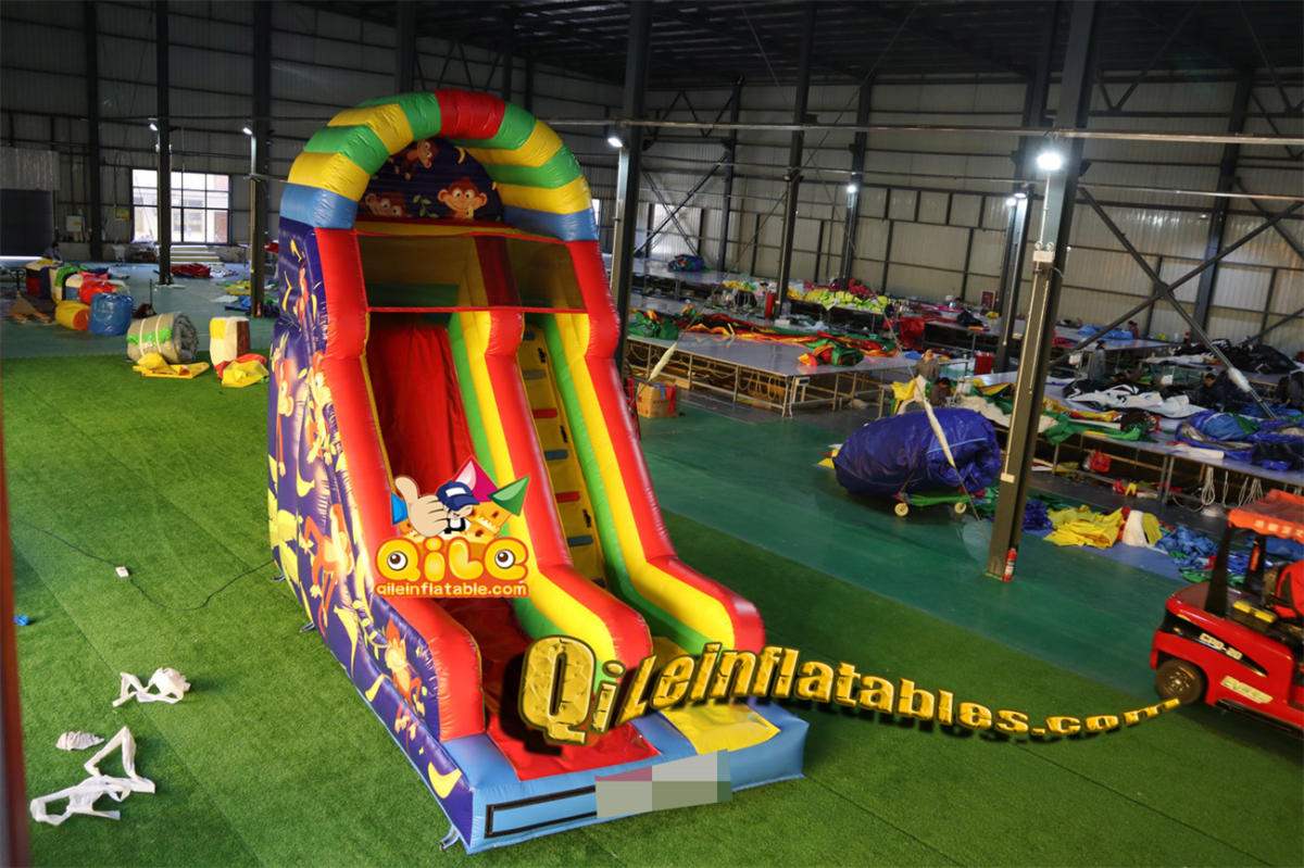 qile-7069  inflatable dry slide