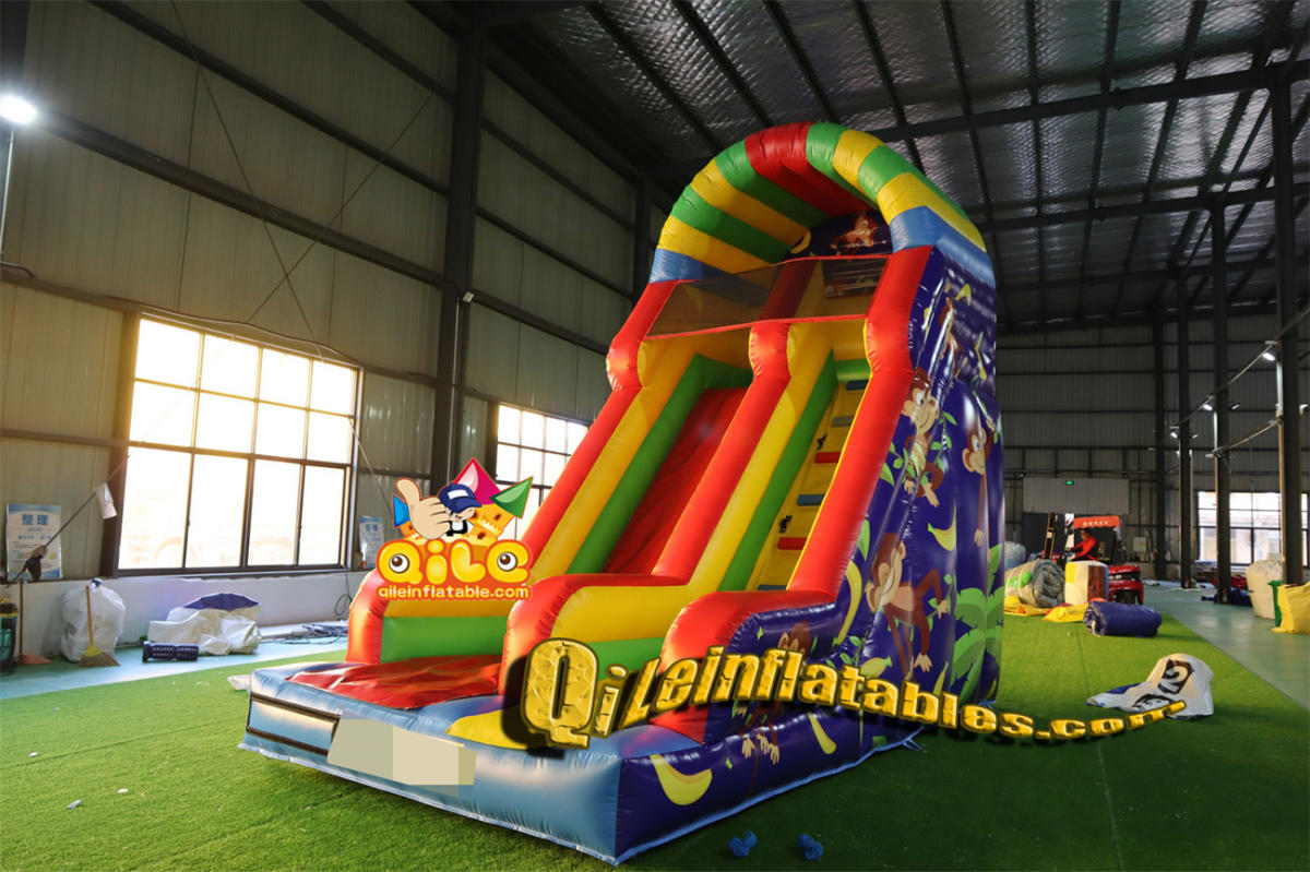 qile-7069  inflatable dry slide