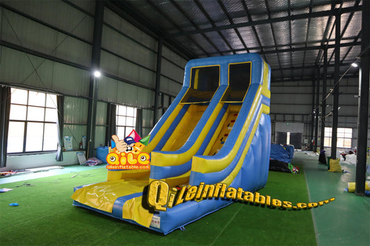 qile-7074 inflatable dry slide