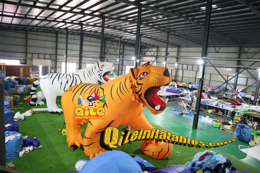 qile-4003 inflatable cartoon Orange Tiger