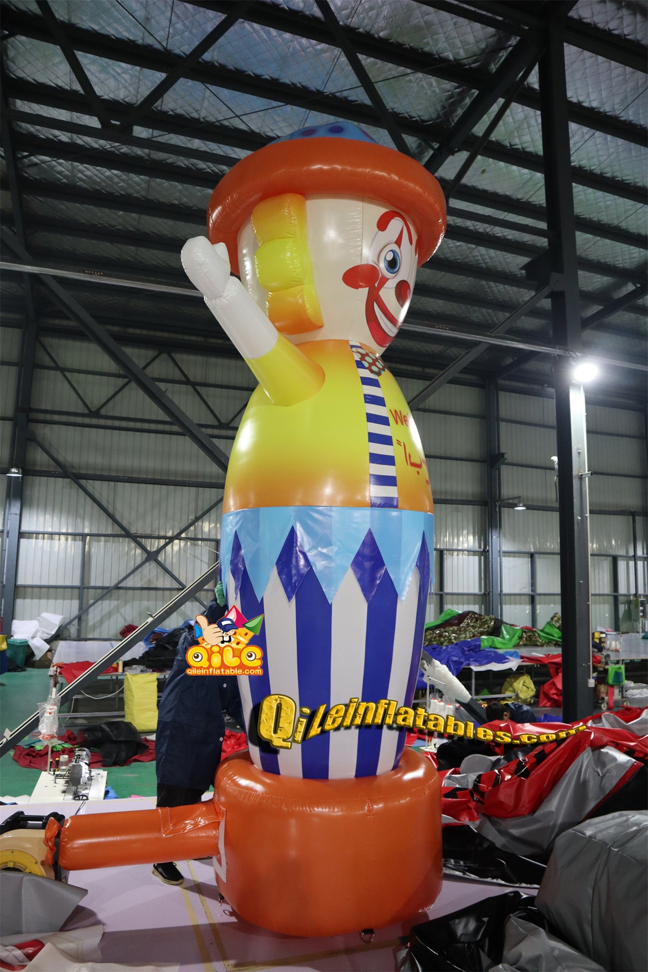 qile-4014 inflatable cartoon Clown