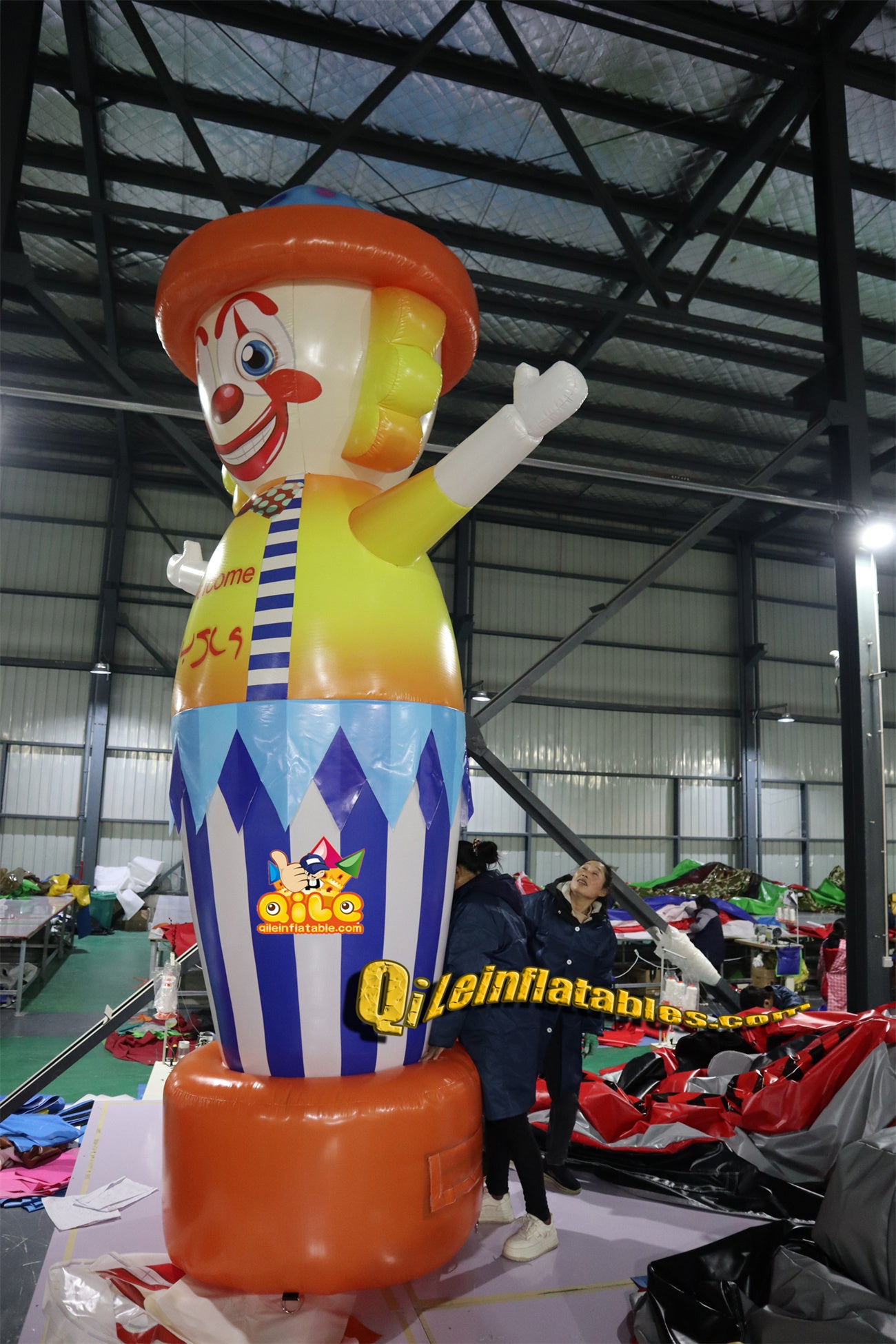 qile-4014 inflatable cartoon Clown