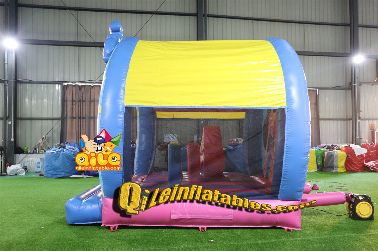 qile-1002 Pink Princess Jumping castle for sales