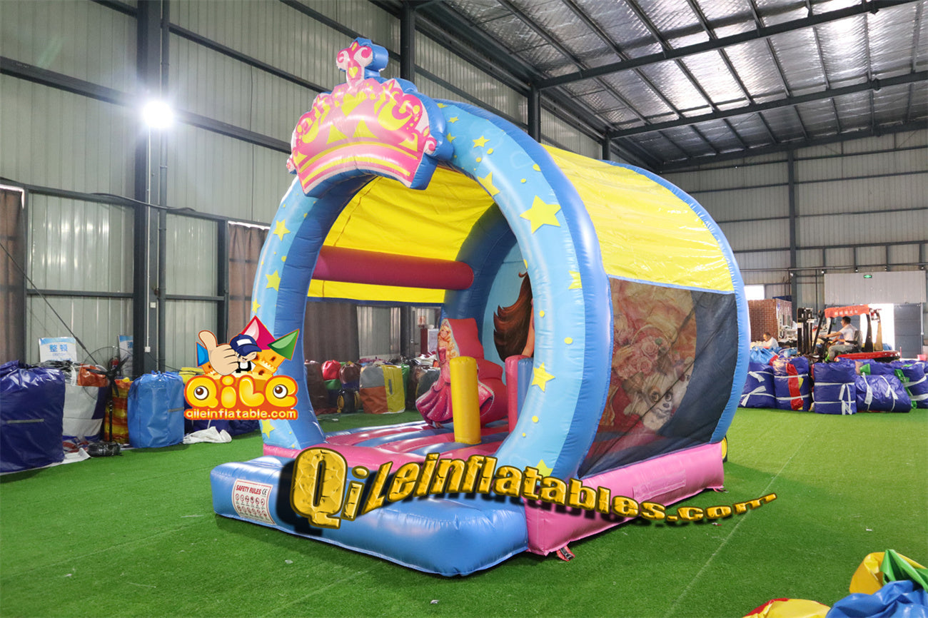 qile-1002 Pink Princess Jumping castle for sales