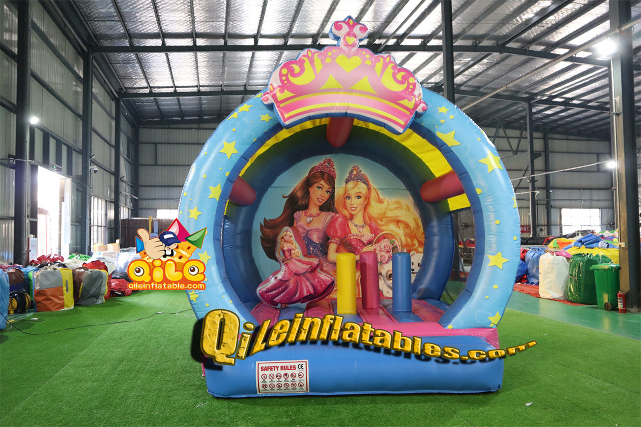 qile-1002 Pink Princess Jumping castle for sales