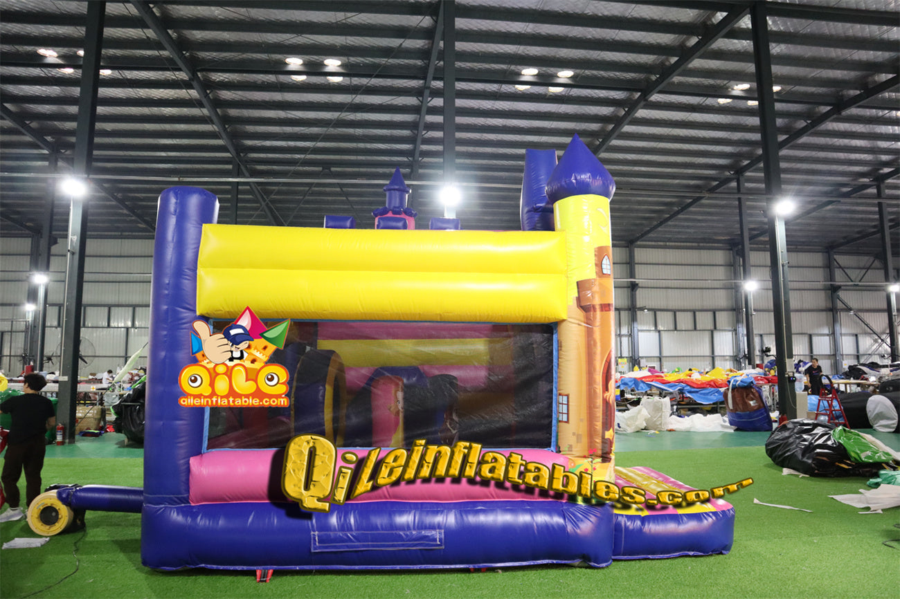 qile-2013  inflatable  castle Princess Castle combo  for sales