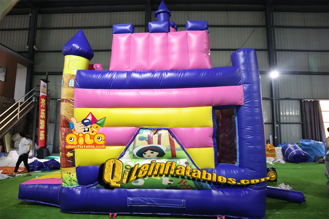 qile-2013  inflatable  castle Princess Castle combo  for sales